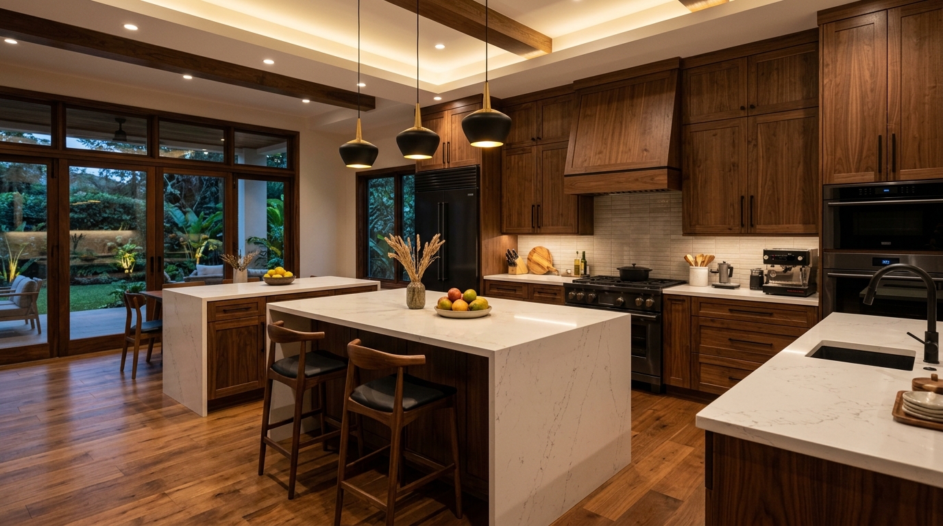 Custom cabinetry kitchen installation