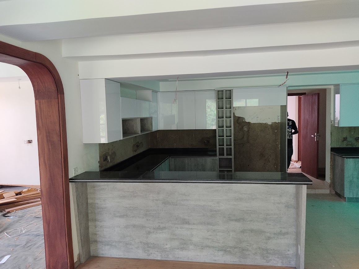 Kitisuru HSE 32 Breakfast bar and custom joinery